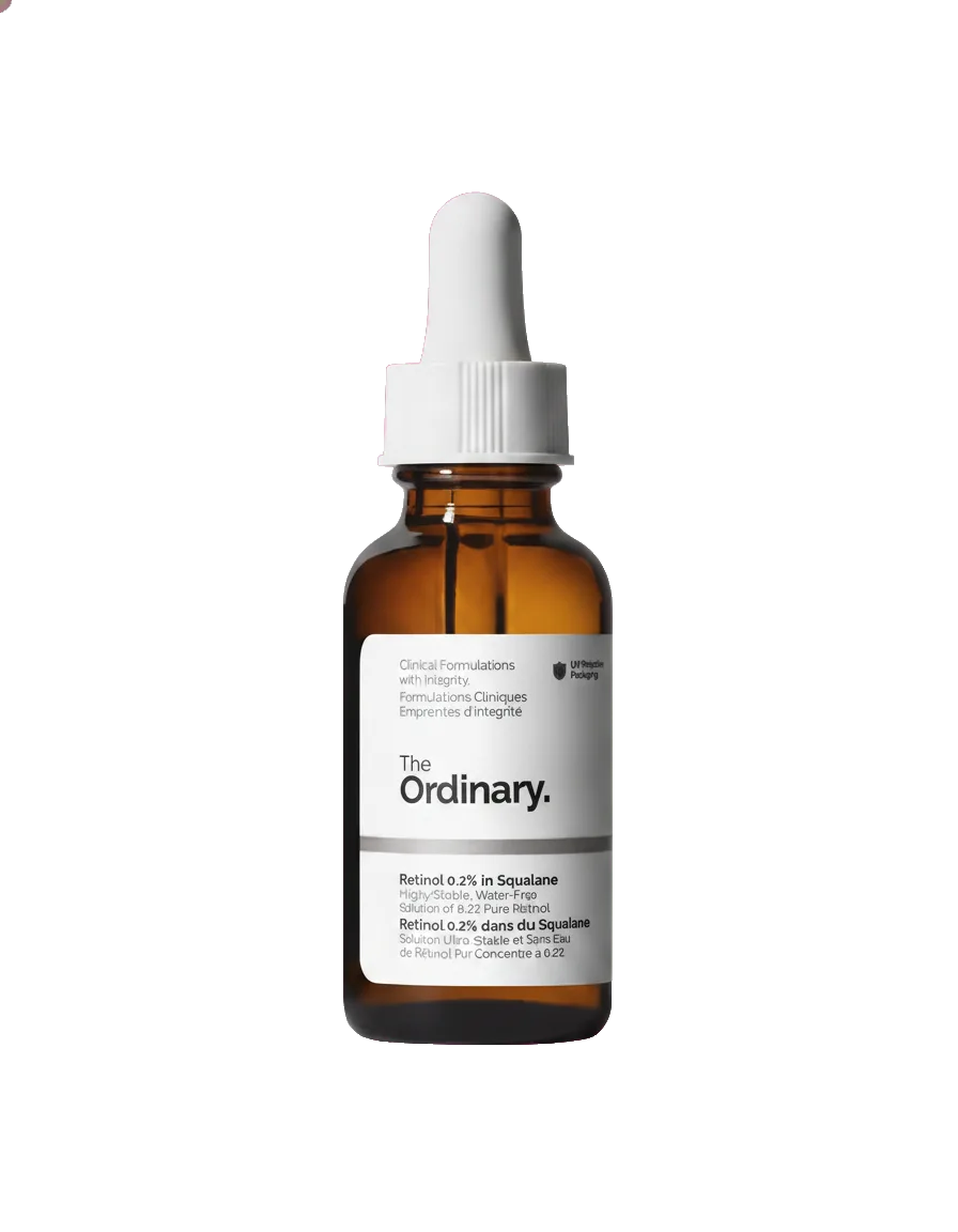 The Ordinary Retinol 0.2% in Squalane 30ml — cut-out png (transparent)